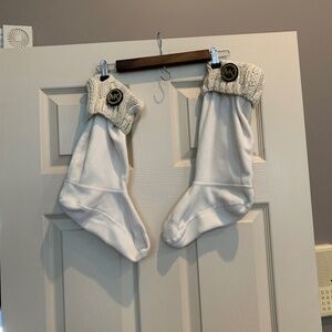 Michael Kors Cream Boot Socks sz L/XL
